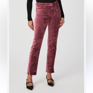 PAIGE Cindy Twisted Seam Slit in Rose Tea